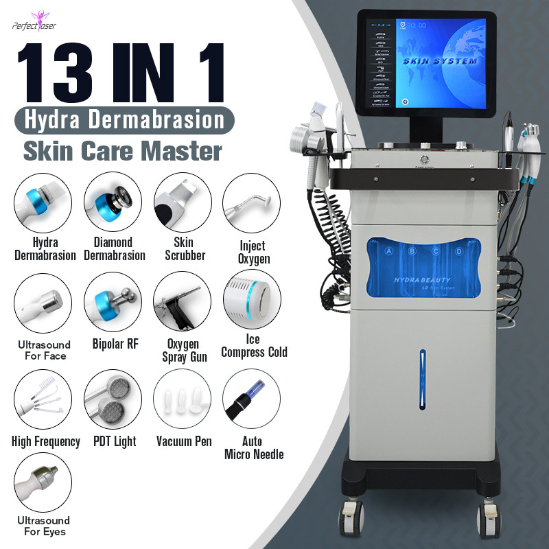 Hydra Facial Diamond Peel Microdermabrasion Machine Oxygen Jet Aqua Facials