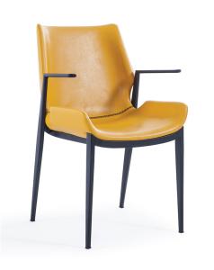 China Black Painted Frame 62x59x90cm Ergonomic Arm Chair wholesale