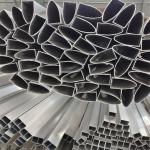 Interior Stair Aluminum Handrail Profiles For Glass Roof Slotted Tube