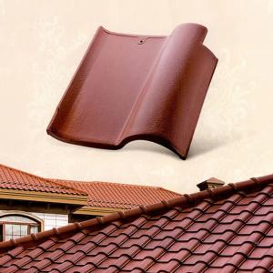 China S Shape Spanish Glazed Ceramic Roof Tile Red Roofing Shingles Roof Decoration wholesale