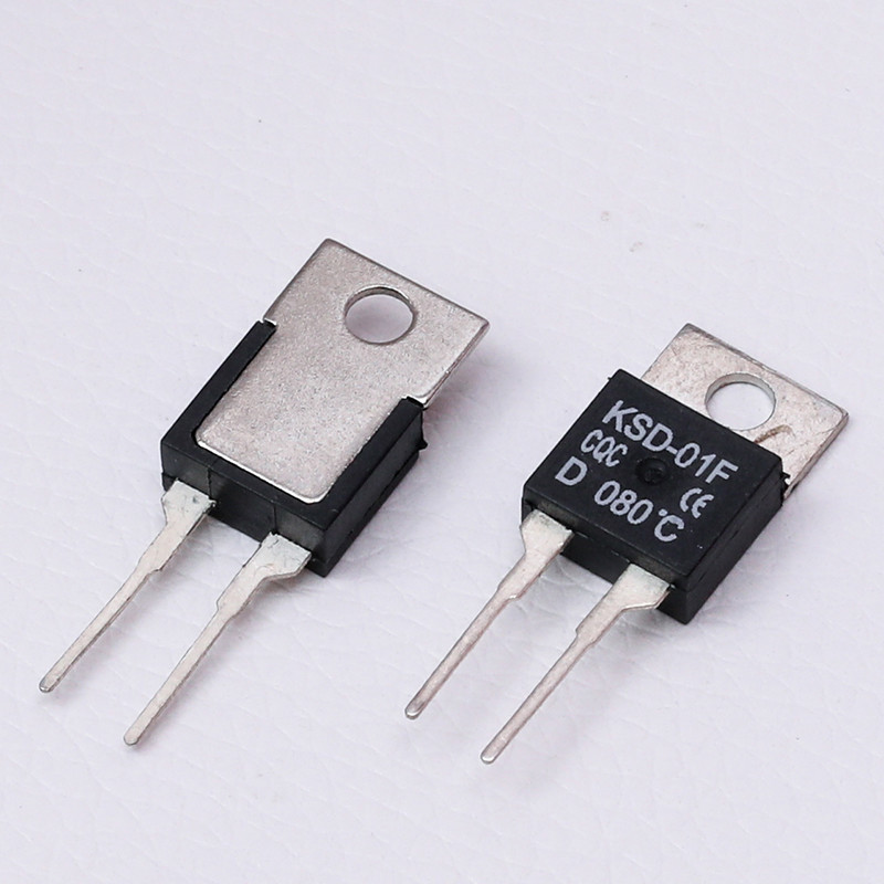 KSD01F Thermal Protector Thermal Resettable Fuse 250V AC For Circuit Board