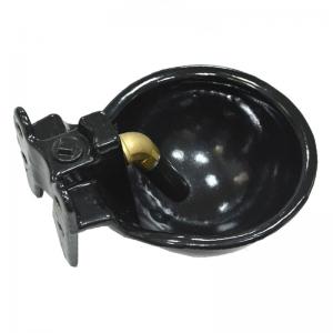 China Cast Iron Enamelled Livestock Water Drinking Bowl With 4 Holes wholesale