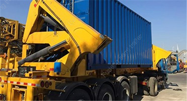 40ft Container Side Loader, Side Lifter Trailer with 42 ton lifting capacity