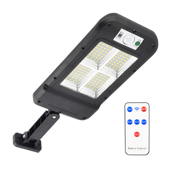 3.7V 3000mAh Pole Solar Street Light , Remote Control Outdoor Security Light