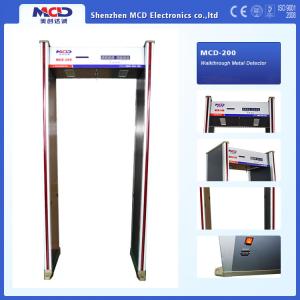 China Professional Manufacturer 6 Zones Walkthrough Metal Detector Indoor 6 zones wholesale