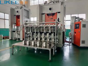 China 6 Cavities 380v 50Hz Silver Aluminium Foil Plate Making Machine wholesale