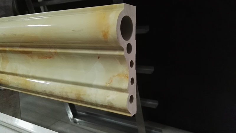 Twin Screw PVC Artificial Marble Making Machine Stone Plastic Sheet Production Line SGS