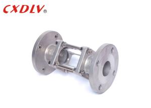 China 150LB Borosilicate Double Flanged Sight Glass Valve Accessories wholesale