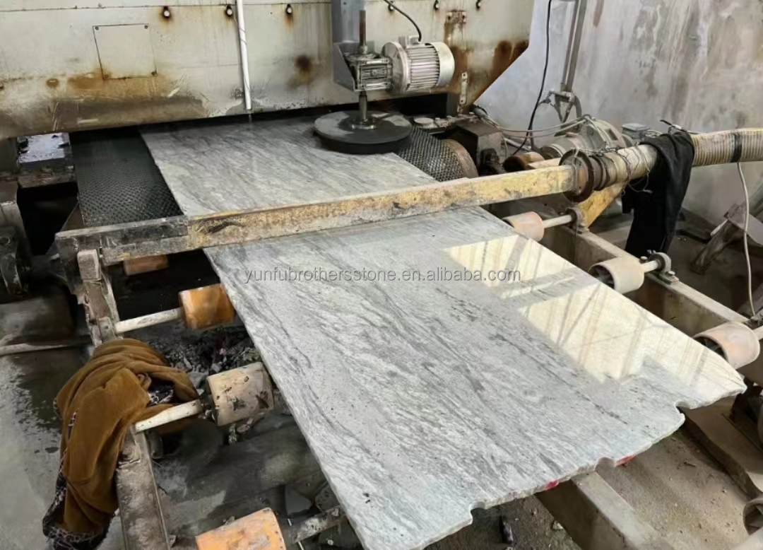 Top-Grade Andromeda White Granite Polished Slab for Residential Projects
