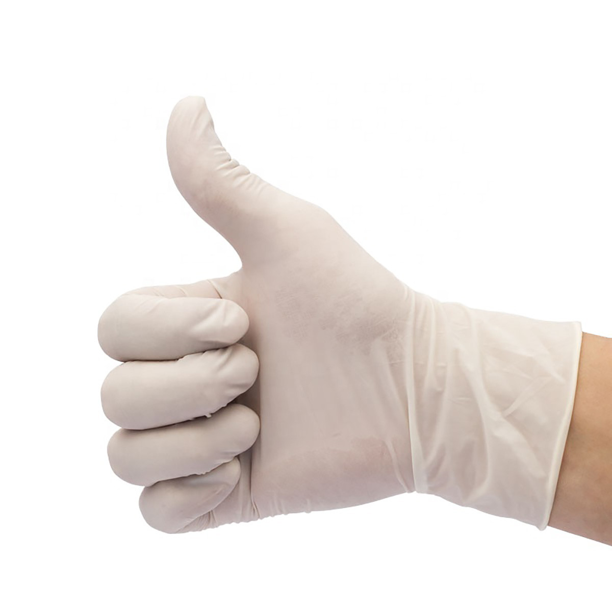 OEM ODM Latex Powdered Surgical Gloves / Synthetic Latex Gloves