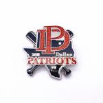 Dye Black Metal Sports Trading Pins Iron Soft Enamel Glitter Lapel Pin