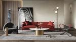 Fashion Creative Hotel Lobby Furniture Reception Velvet Metal Lounge Chair