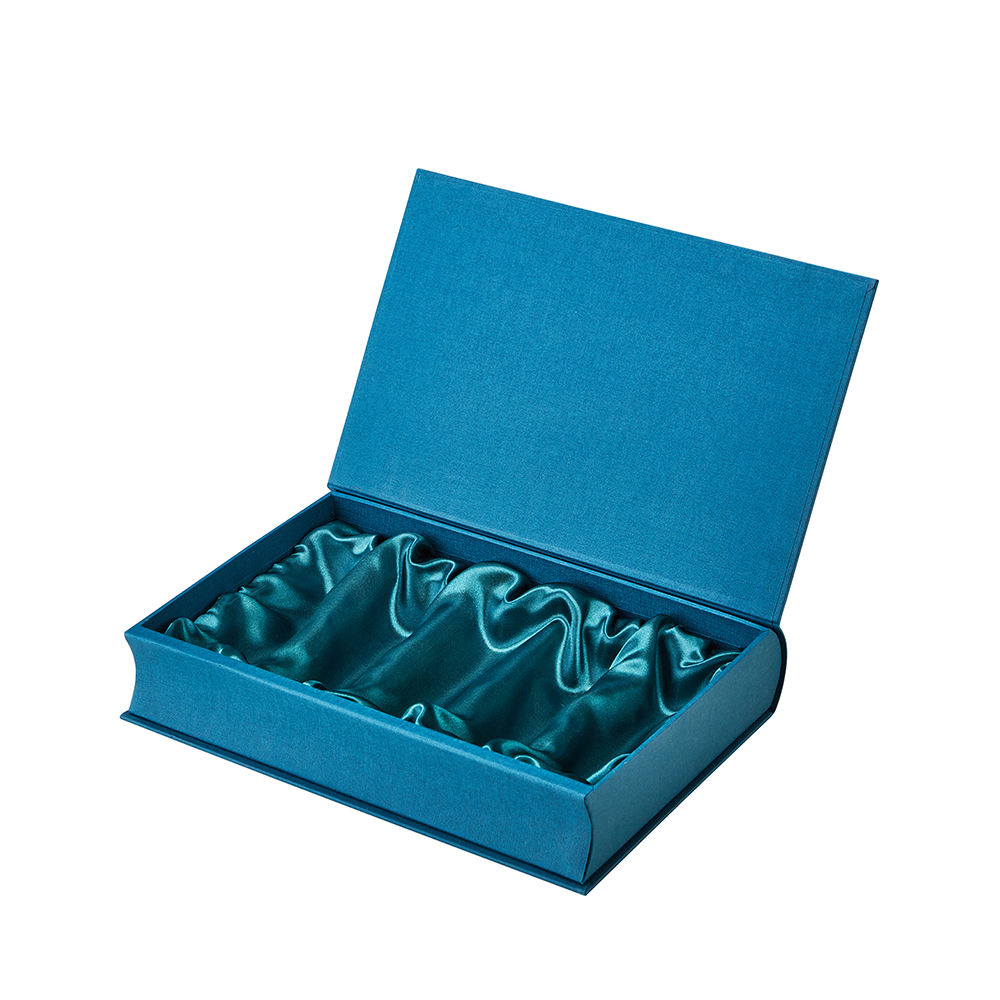 Custom Vintage Magnetic Closure Gift Box Packaging Rigid Paper False Book Box