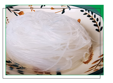Clear White Halal Mung Bean Longkou Vermicelli 100G 250G 500G for Customized Packaging