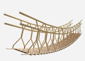 China Wooden Rope Net Bridge Playground Suspension Protection Net wholesale