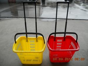 China Plastic Supermarket Shopping Baskets wholesale
