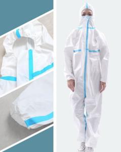 China CE FDA Disposable Protective Suit Biological Safety Chemical Medical Coverall wholesale