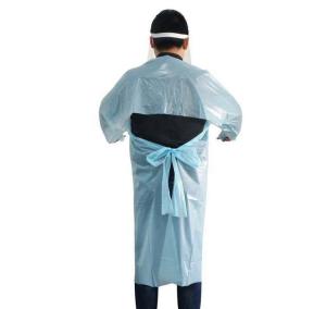 China CPE Disposable Patient Gowns , Disposable Gowns Dental Super Market Various Color wholesale