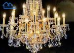 Creative Party Tent Accessories Ceiling Atmosphere Luxury Crystal Chandelier