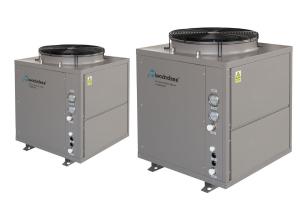 China High Temperature Hot Water Commercial Heat Pump , Air Source R134A Heat Pump wholesale