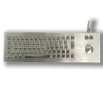 dustproof waterproof Industrial Desktop Keyboard IP64 Stainless Steel With