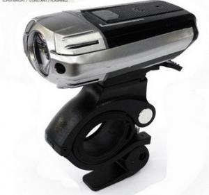 China XPG LED Cree Front Bike Light , Helmet Velcro Strap Bicycle Lights Usb Rechargeable on sale