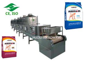 China Animal Feed Industrial Sterilization Equipment , Dog Cat Food Microwave Dryer wholesale