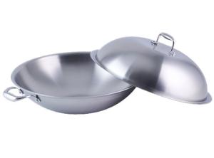 China Tri-ply cookware for stainless steel pan SHXM1024FS-2PCS wholesale