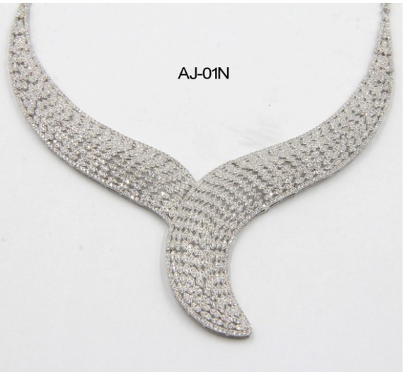 Luxury Ruby Gemstone Necklace A Grade Cubic Zirconia Gemstone Necklace 925 Sterling Silver Sterling Silver Necklace