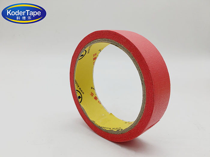 35mic Self-adhesive Colored Crepe Paper with Rubber Adhesive Masking Tape