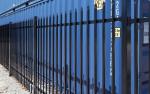 Black Spear Top Industrial Garrison Security Fencing Panels / Perth Garrison