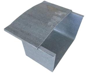 China Grey Colour Steel Simulated FRP Cable Tray Customized Angle Trunk wholesale