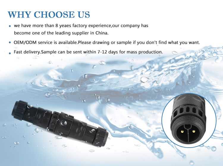 ip68 M19 Thread Docking Waterproof Joint 16A Powered Waterproof Aviation Connector