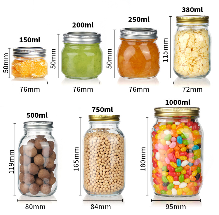 Top Quality Airtight Glass Juice Jar with Lids