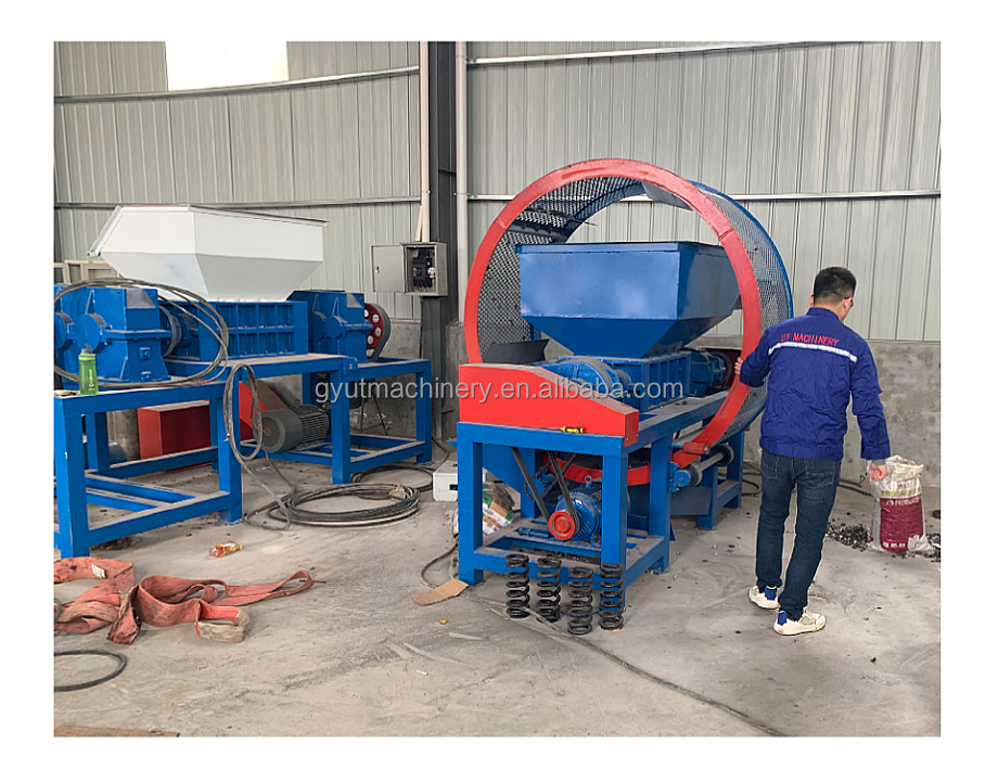 Scrap Cable Crusher Copper Wire Granulator Separator Recycling Machine Line for 2000L/H