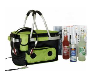 China HH-A0282 ourdoor soft cooler bag with speaker Thermos cooler bag for garden lunchbag wholesale