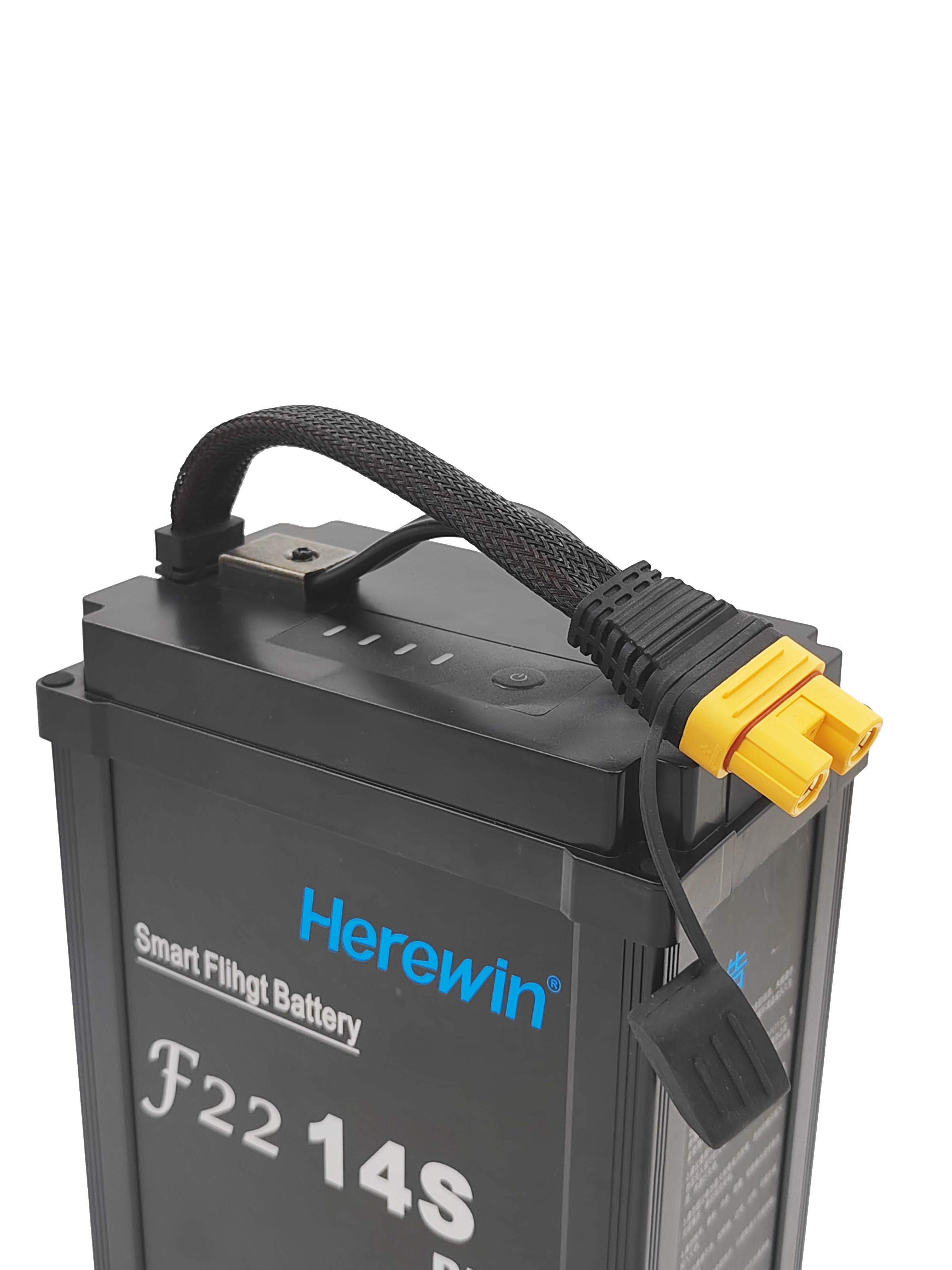 22000MAh Smart Lipo Drone Battery Herewin 14S 53.2V Fast Charging For Agriculture Drone