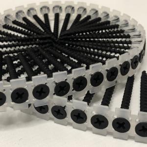 China #6 X 25mm #2 Phillips Auto Feed Screws / Black Phosphate Screws 1022A Carbon Steel wholesale