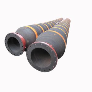 China Floating Dredge Hose Large Diameter , Industrial Rubber Dredge Suction Hose wholesale