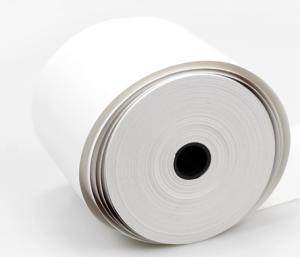 China ATM POS Sticky Label Roll 80mm Cash Register Receipt Paper wholesale