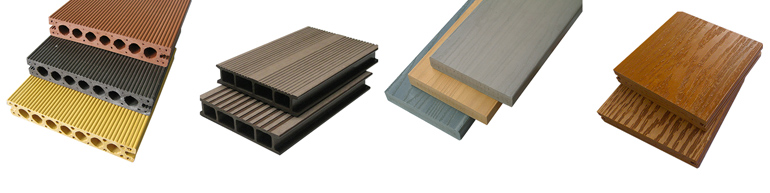UV Resistant Plastic Outside Wpc Decking Flooring With Smooth Brushed Surface
