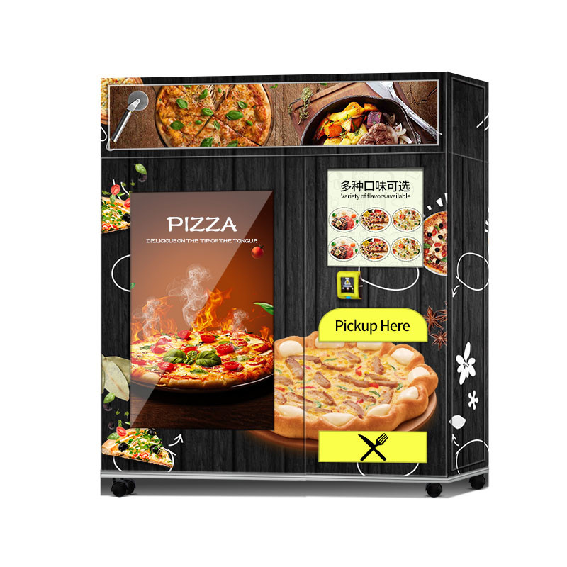 Haloo Smart Pizza Vending Machine 3000W For Hamburger Cake OEM