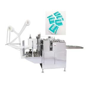 China Horizontal Alcohol Swab Machine Mechanical 3KW Wipes Packaging Machine wholesale