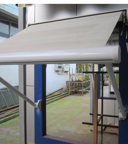 Outdoor Aluminium Retractable Window Awnings Heavy Duty Drop Arm Folding Window Awnings
