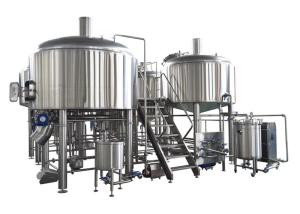China 35HL 4 BBL Brewing System SS304 Fabrication Steam Heating For Mashing Process wholesale