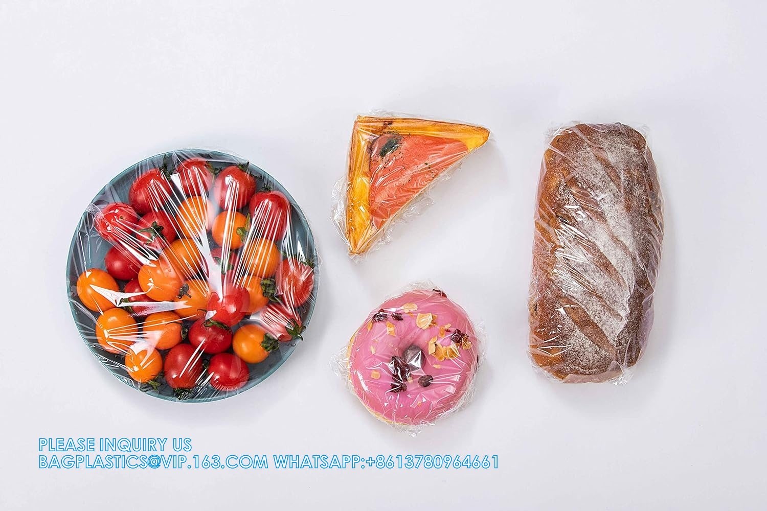 100% Compostable Kitchen Cling Wrap Biodegradable Corn PLA Food Film Roll With Slide Cutter