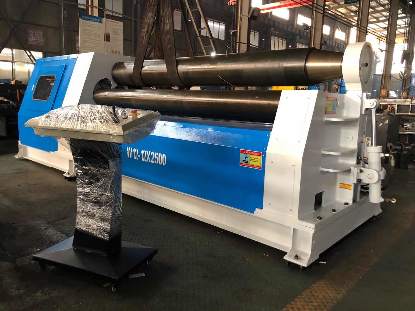 Manual 4 Roll Plate Bending Machine 10x2500mm 2.2Kw UV