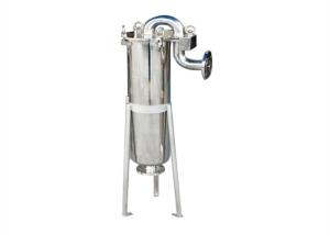China 410mm - 810mm Stainless Steel Water Filter Housing Single Bag For Liquid Filtration wholesale