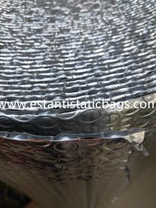 China Dust Free Silver Bubble Wrap Insulation , 96-97% Reflective Foil Bubble Insulation wholesale