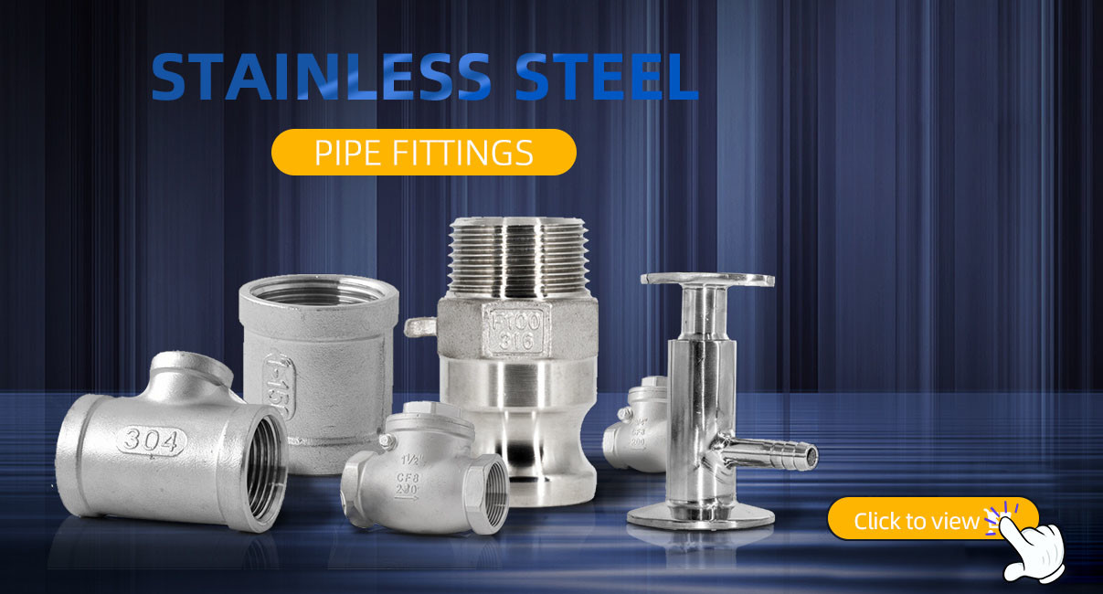 1/4 Inches Stainless Steel Pipe Fittings ANSI Standard Metal Coupling
